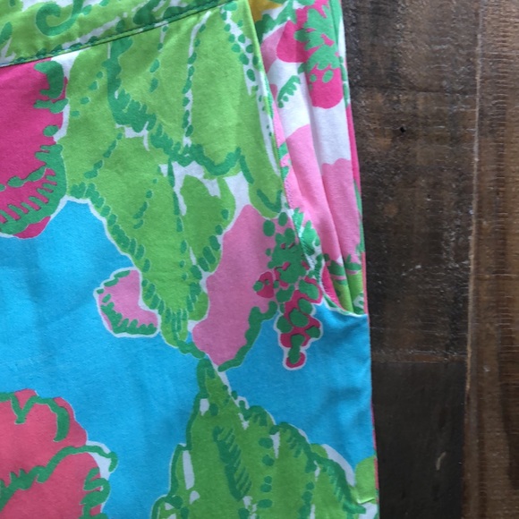 Vintage Lilly Pulitzer Elastic Waist Floral Pants - Picture 7 of 9